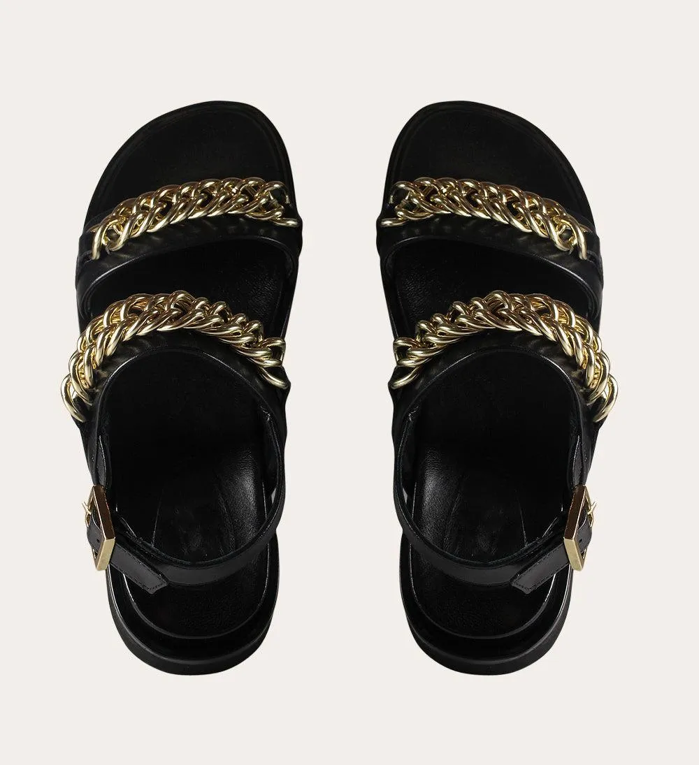 2754 Black calf/gold 802 - Black Calf/Gold 802