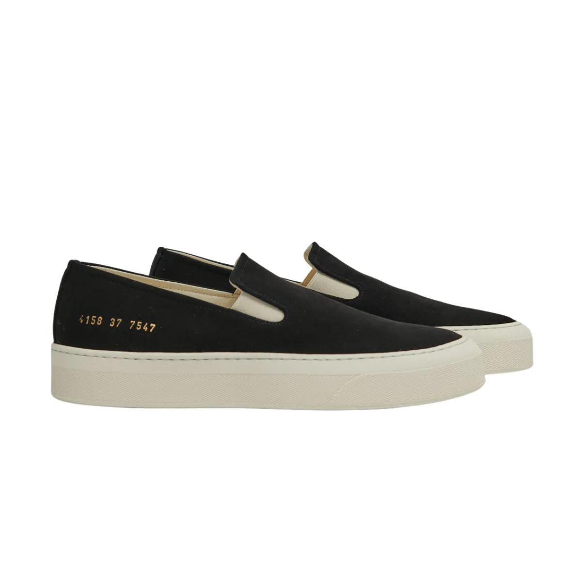 4158 Slip on in Suede Black (women)