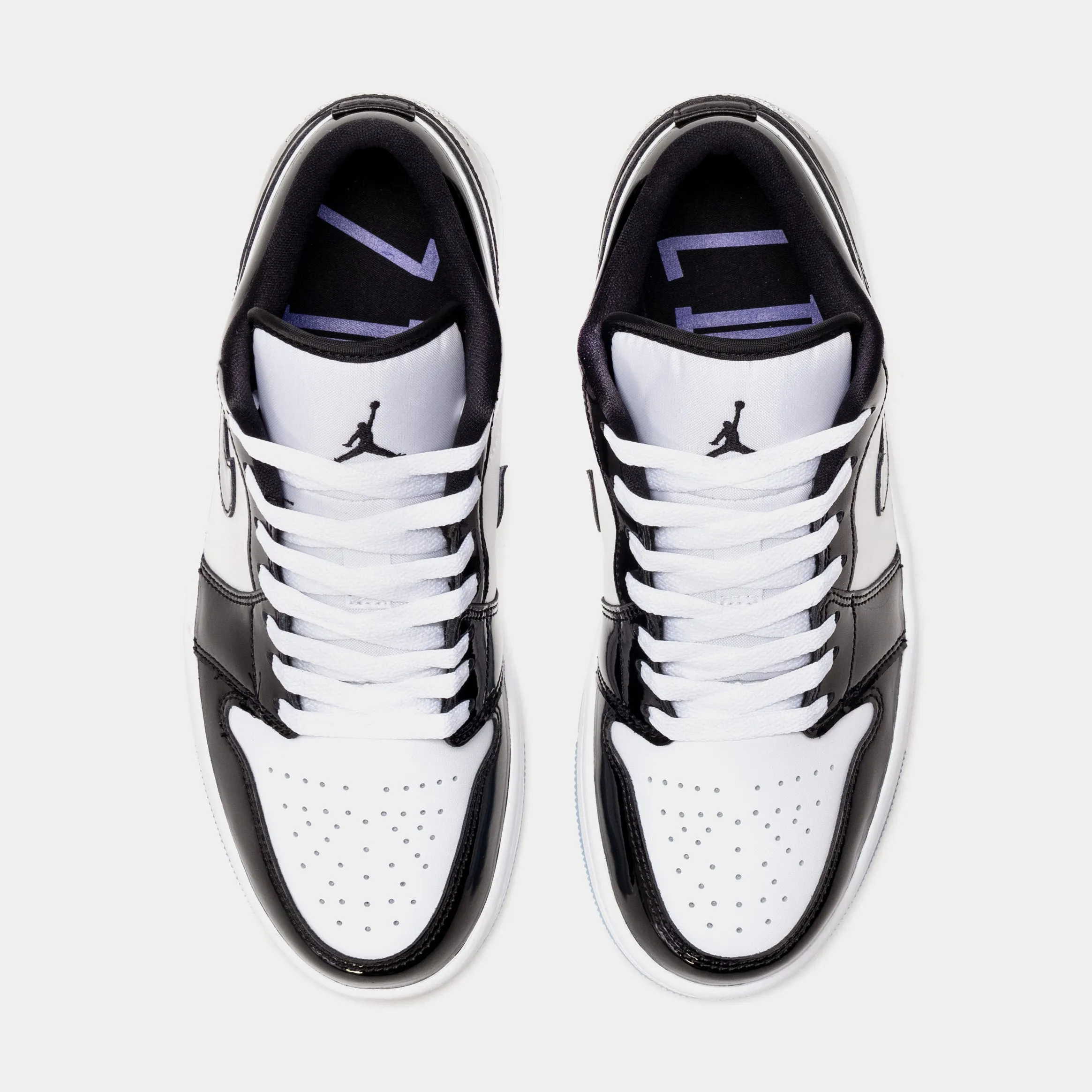 Air Jordan 1 Low Concord Mens Lifestyle Shoes (Black/White) Free Shipping