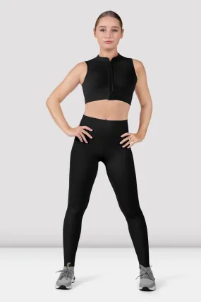 Apex BLOCHeverhold Zip Front Crop Top