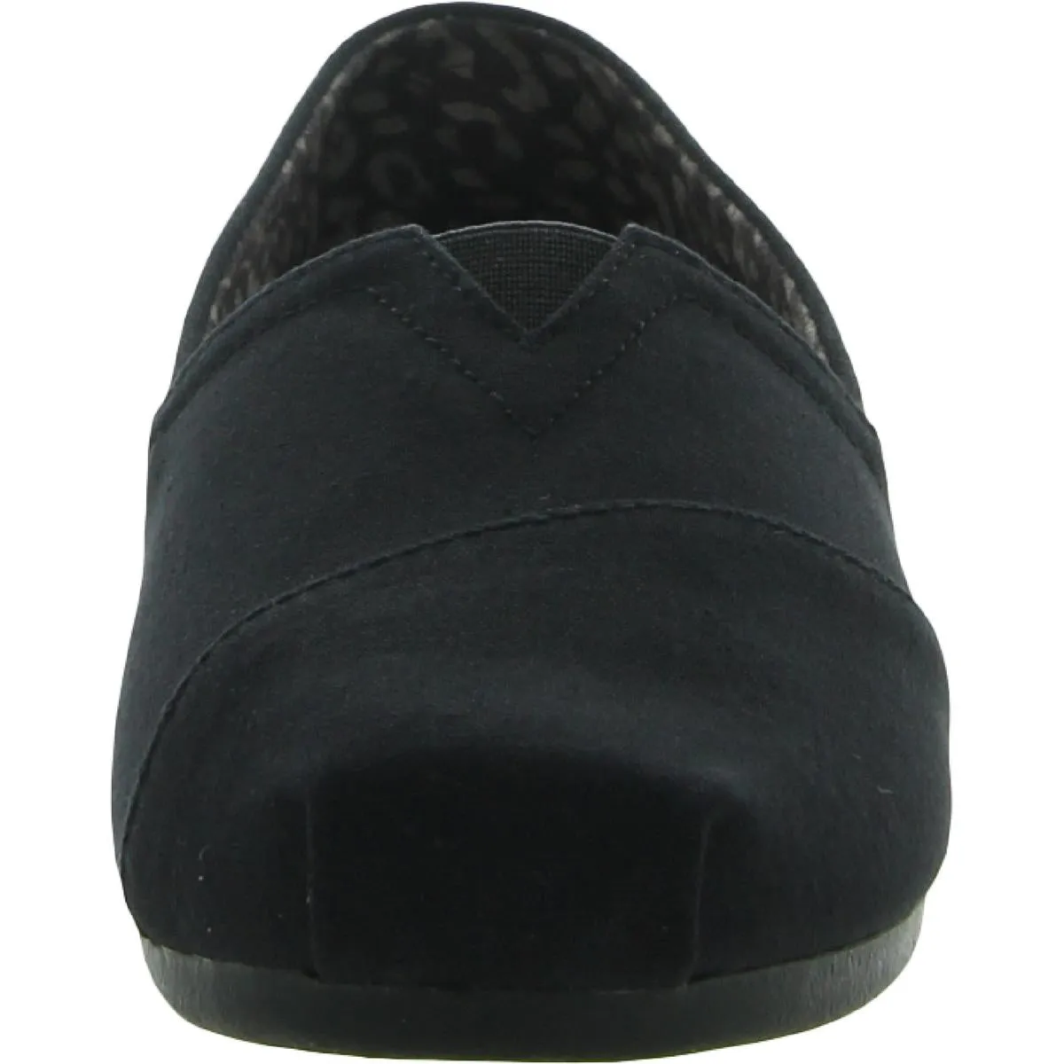 BOBS From Skechers Womens Bobs Plush - Peace & Love Stretch Canvas Loafers