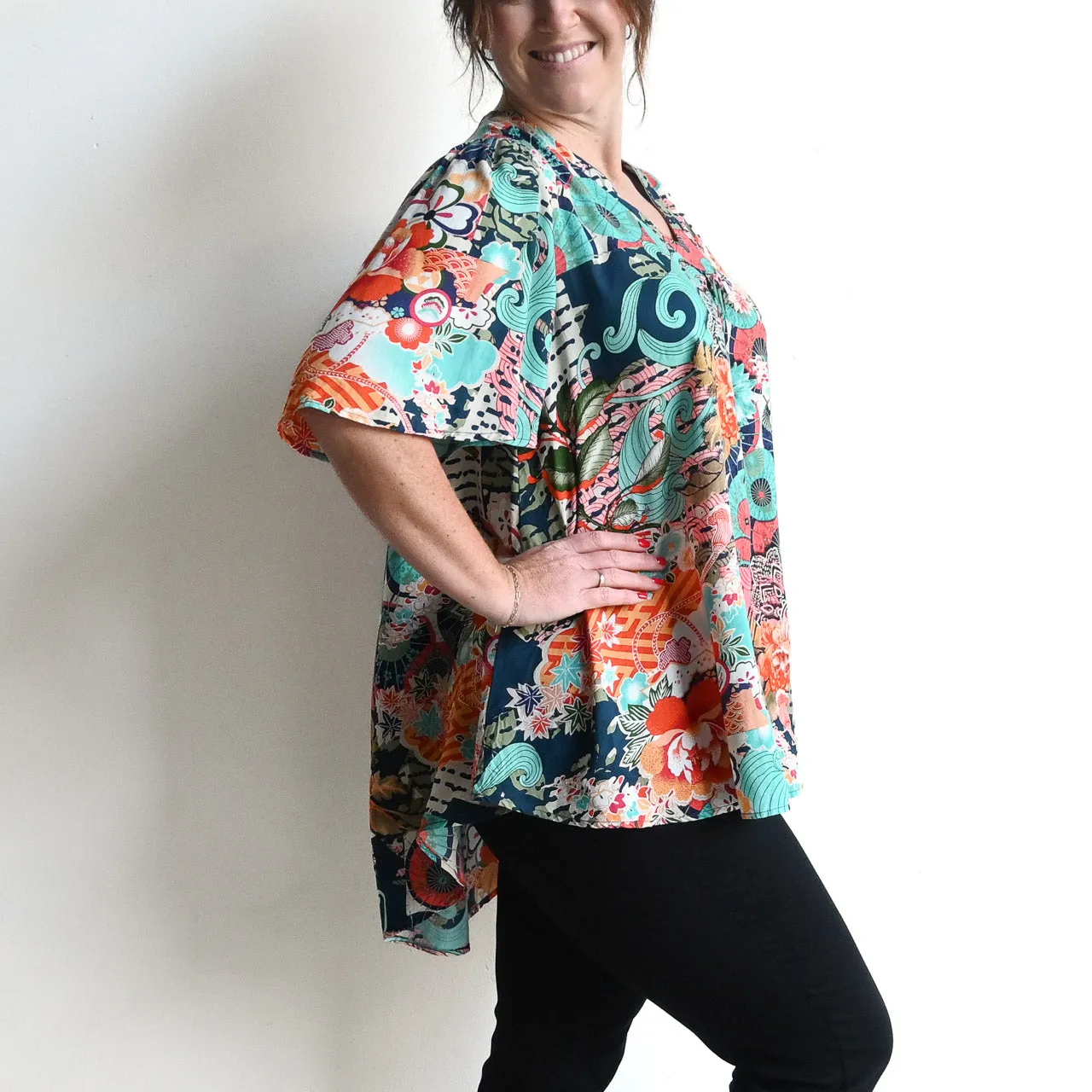 Breeze Blouse by Orientique Australia - Yakushima - 42127