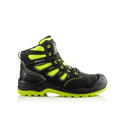 BuckBootz Buckz Viz High Visibility Waterproof Safety Lace Boot