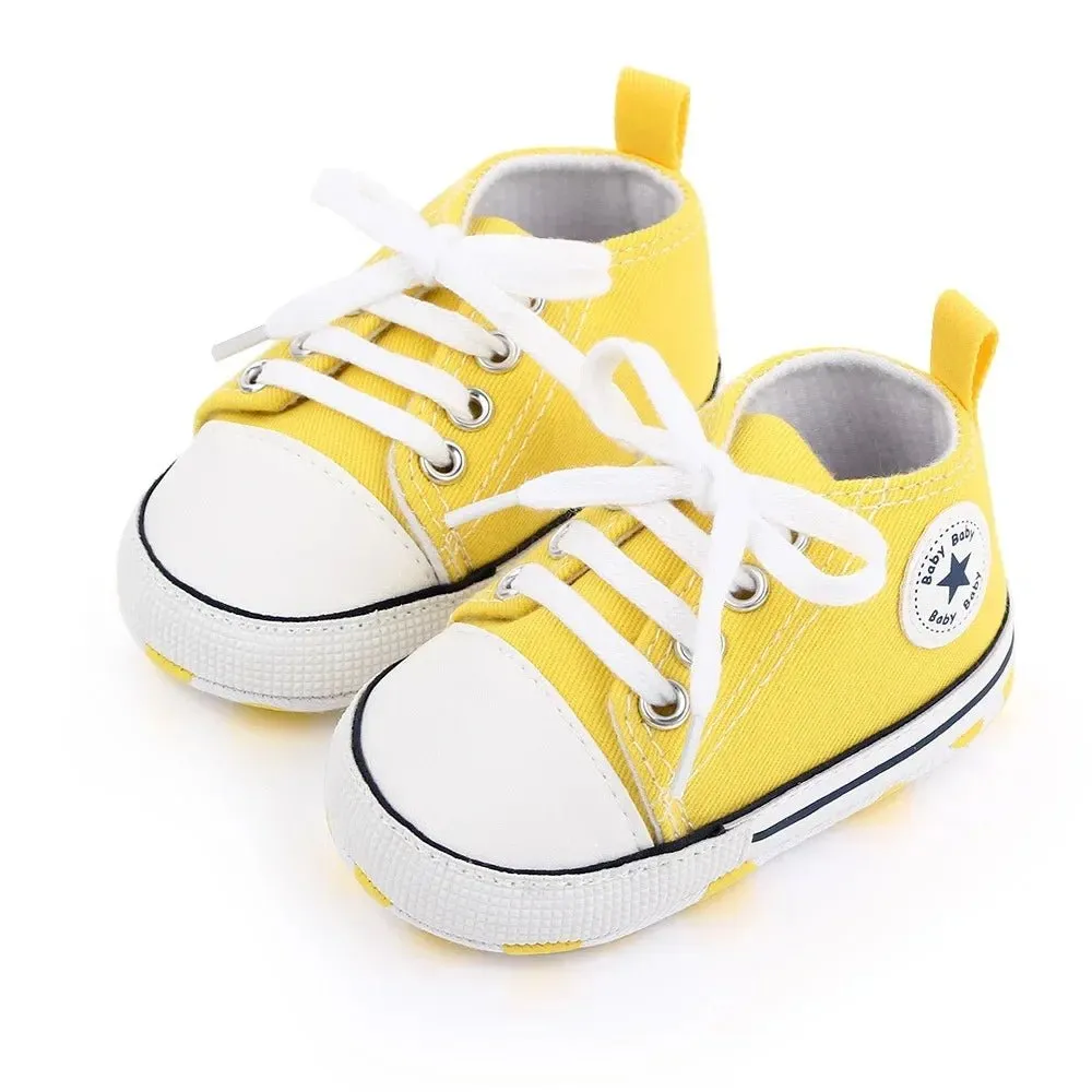 Canvas Sneakers for Baby Boys & Girls - First Walkers