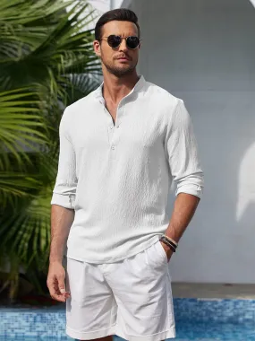 Casual Lightweight Henley Shirt (US Only)