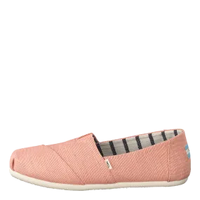 Coral Pink Heritage Canvas Coral Pink