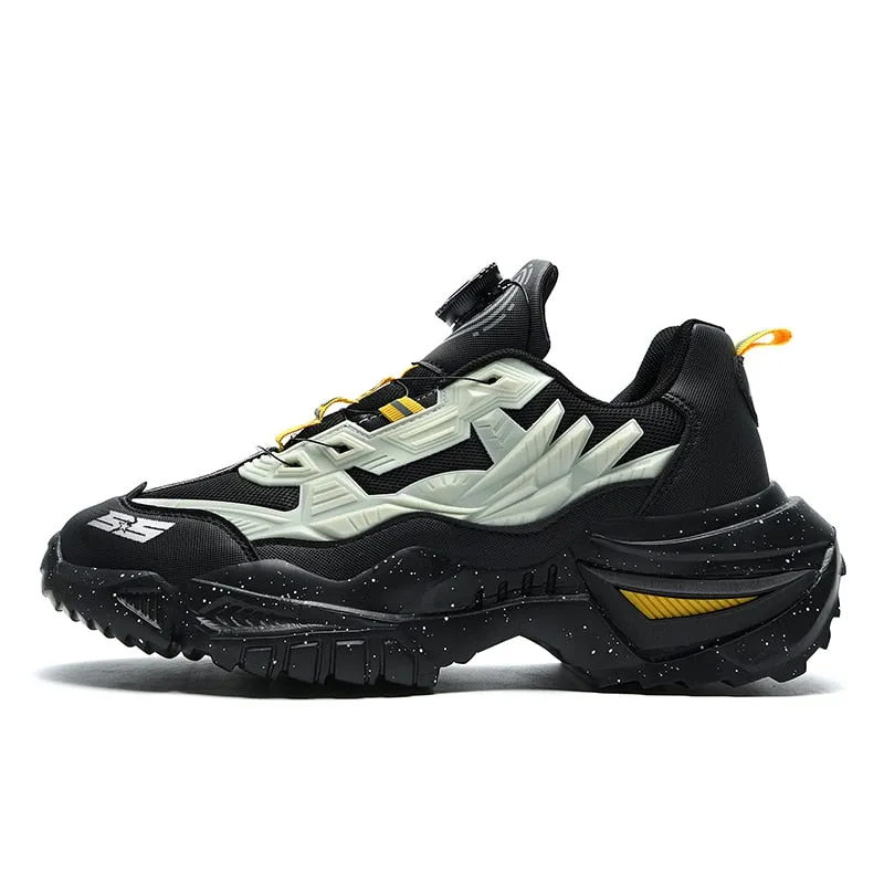 CyberSpin Rotary Buckle Techrun Sneakers - Techwear streetwear harajuku y2k cyberpunk