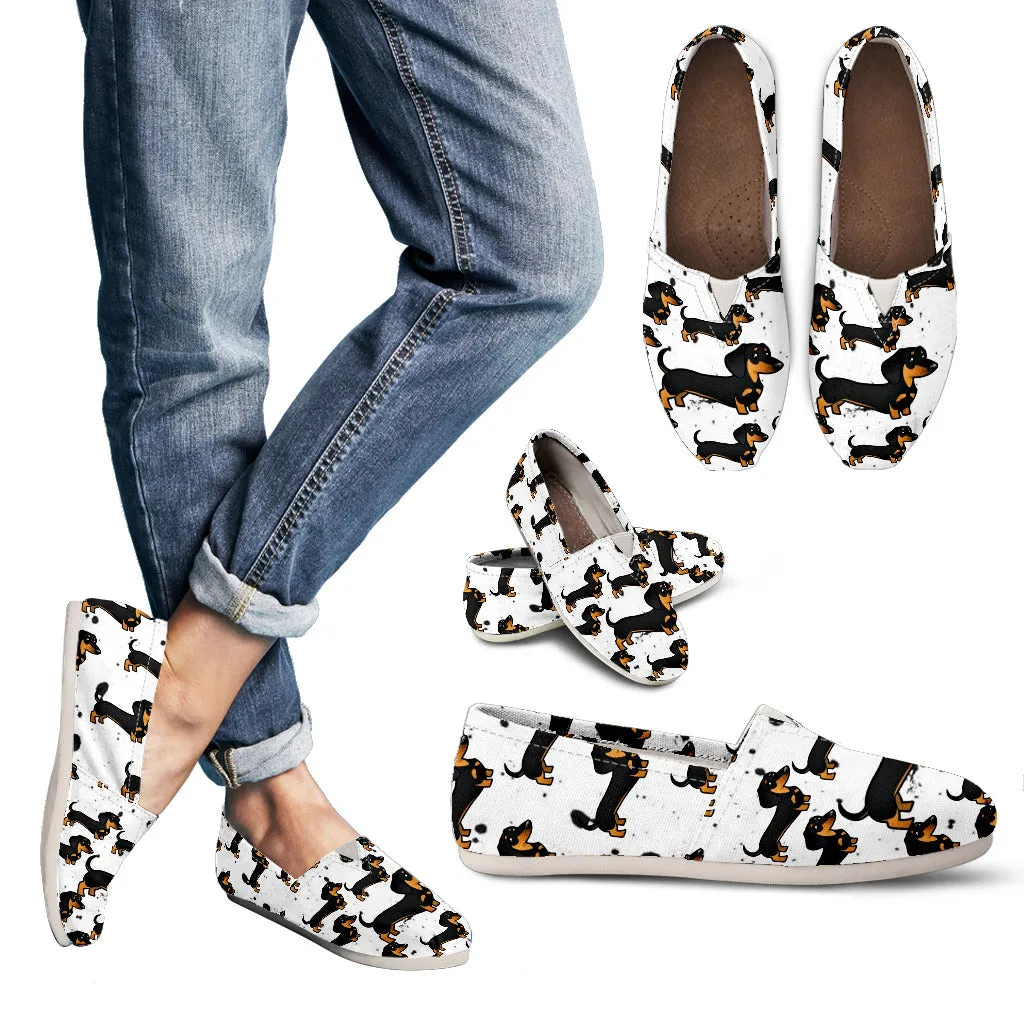 Dachshund Canvas Shoes