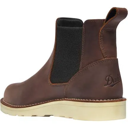 Danner Bull Run Chelsea 6 Inch Work Boots - Men's Soft Toe Wedge - 15481