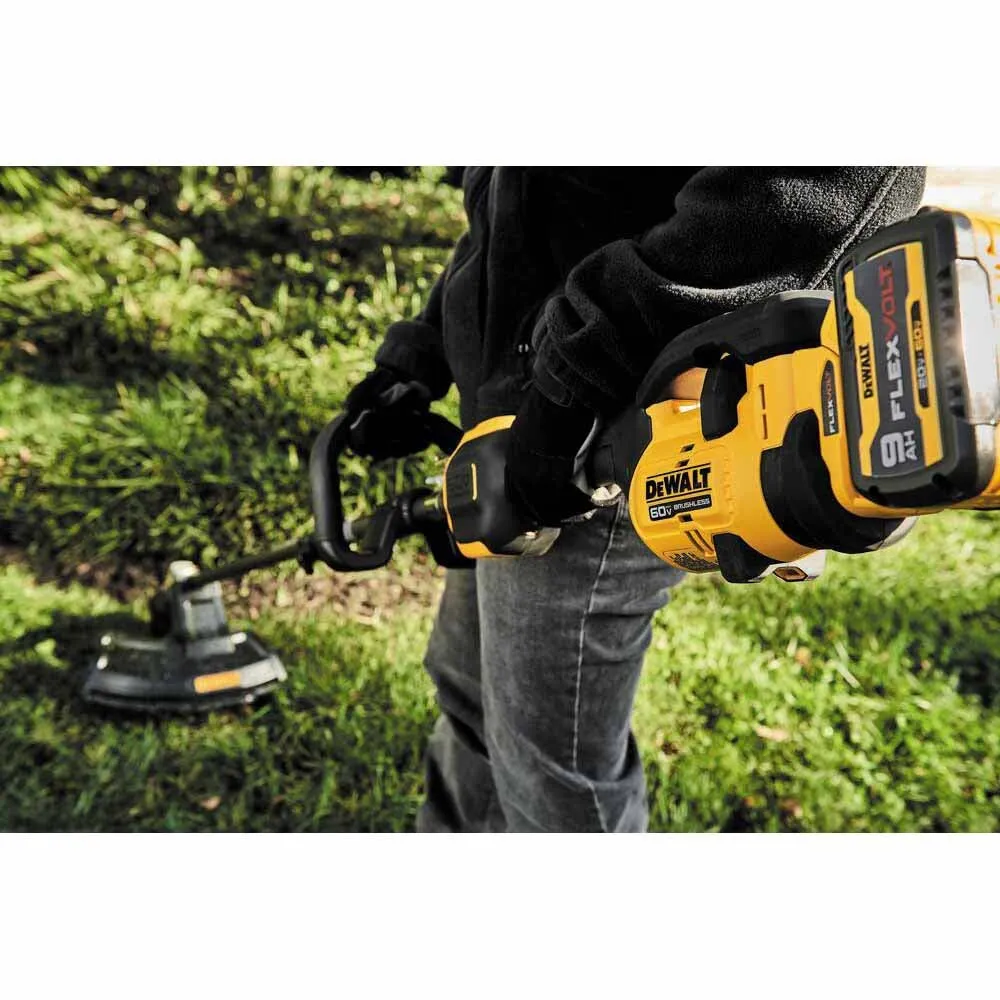 DEWALT DCST972X1 60V MAX* 17 in. Brushless Attachment Capable String Trimmer Kit