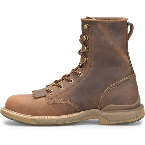 Double H Men's Phantom Rider Raid 8" Composite Toe Lacer Work Boot -Brown- DH5393