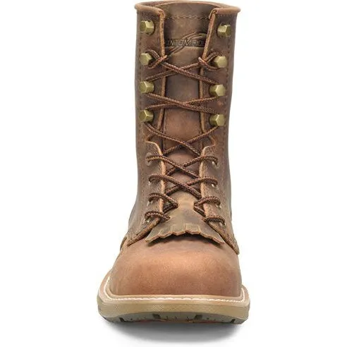 Double H Men's Phantom Rider Raid 8" Composite Toe Lacer Work Boot -Brown- DH5393