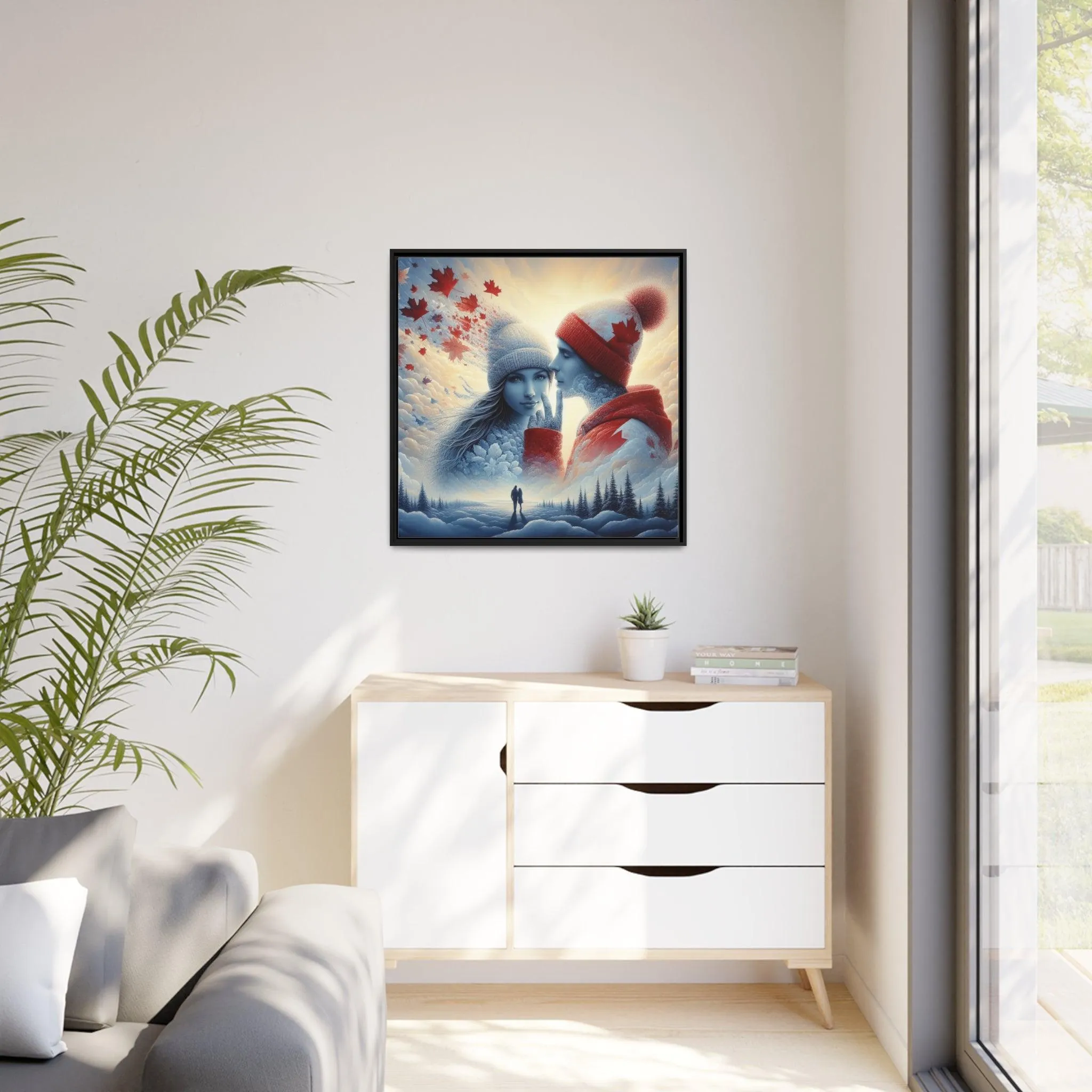 Eco-Chic Elegance: Modern Canvas Art for Stylish Home Spaces