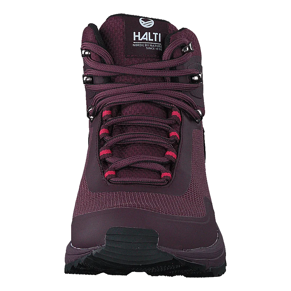 Fara Mid 2 Dx W Walking Shoe Raisin Purple