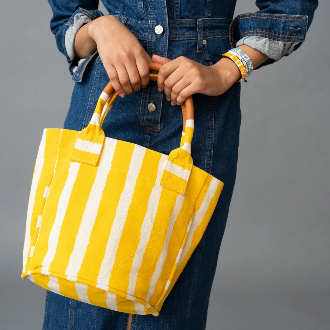 FINAL SALE: Daytripper Bag - Sunshine Brushstroke