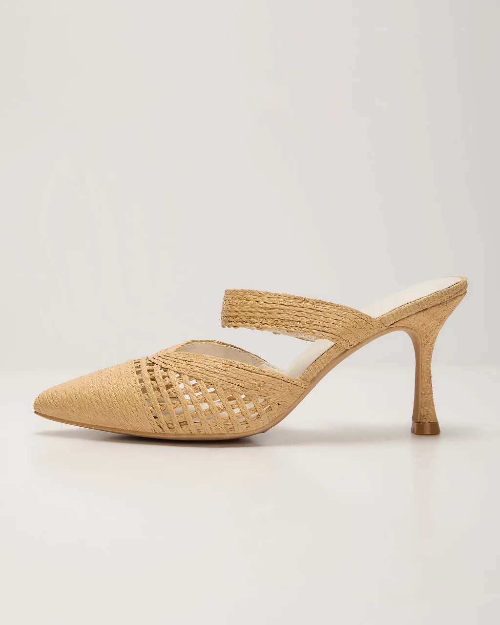 Freshly Picked Raffia Pointed Toe Mule