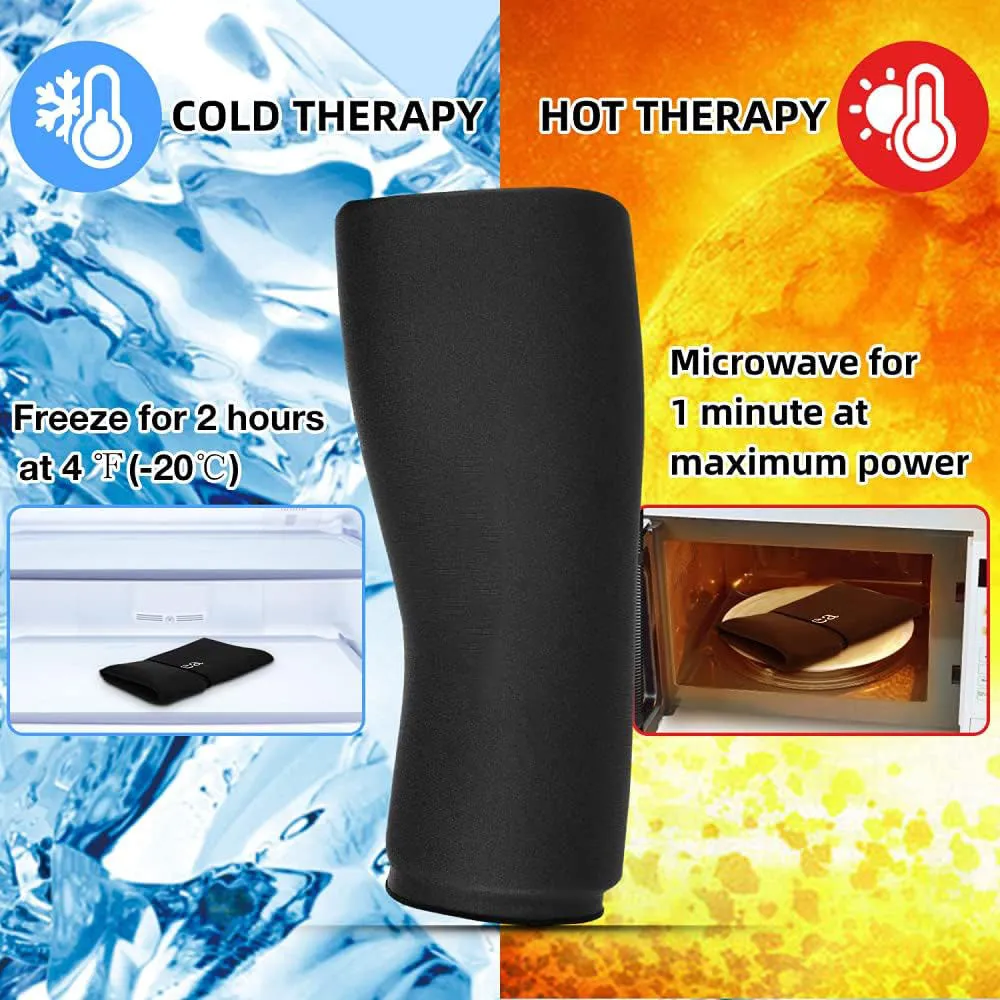 Gel Pack for Injury Cold Wrap for Knee Calf Elbow-XL