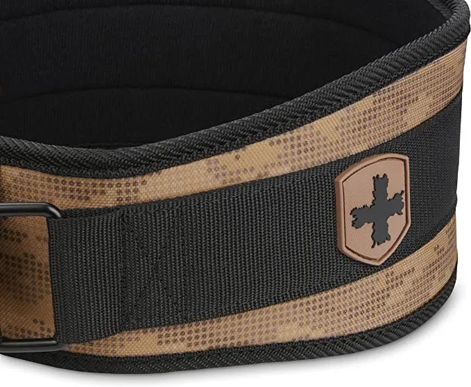 Harbinger Unisex's 4.5inch Foam Core Belt - Tan Camo