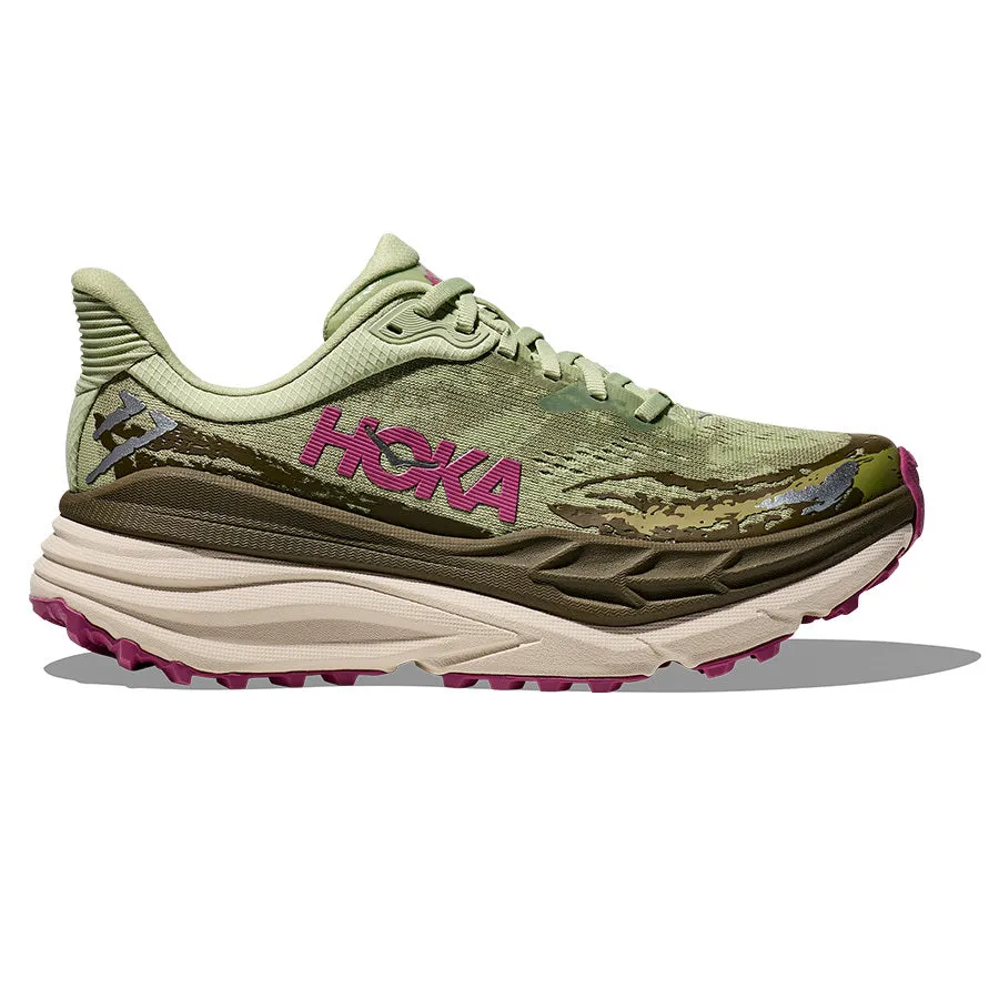 Hoka Stinson 7 | Seed Green / Beet Root | Womens