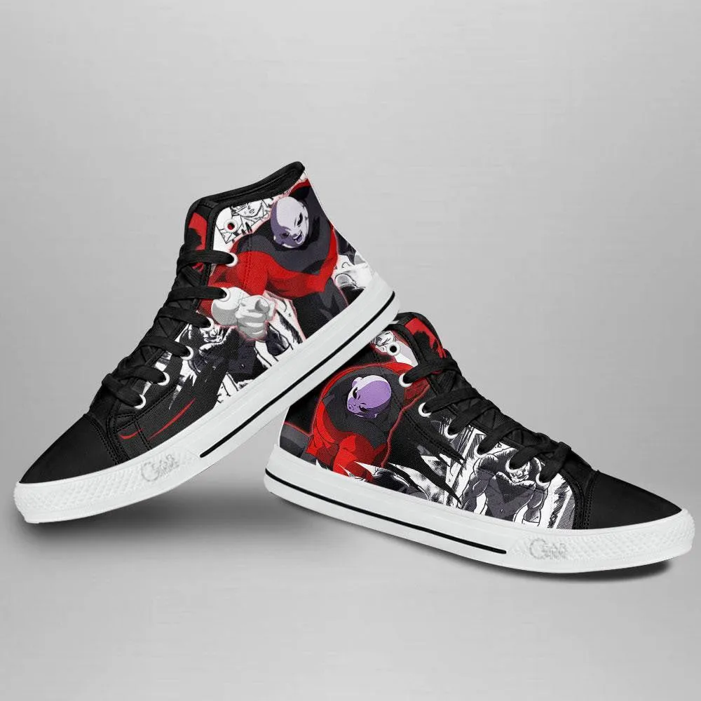 Jiren High Top Shoes Custom Manga Anime Dragon Ball Sneakers