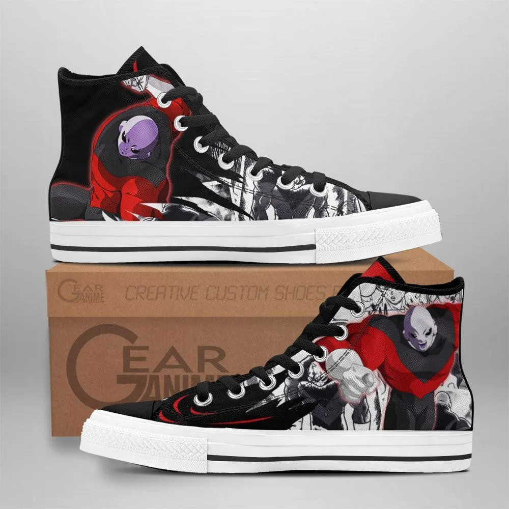 Jiren High Top Shoes Custom Manga Anime Dragon Ball Sneakers