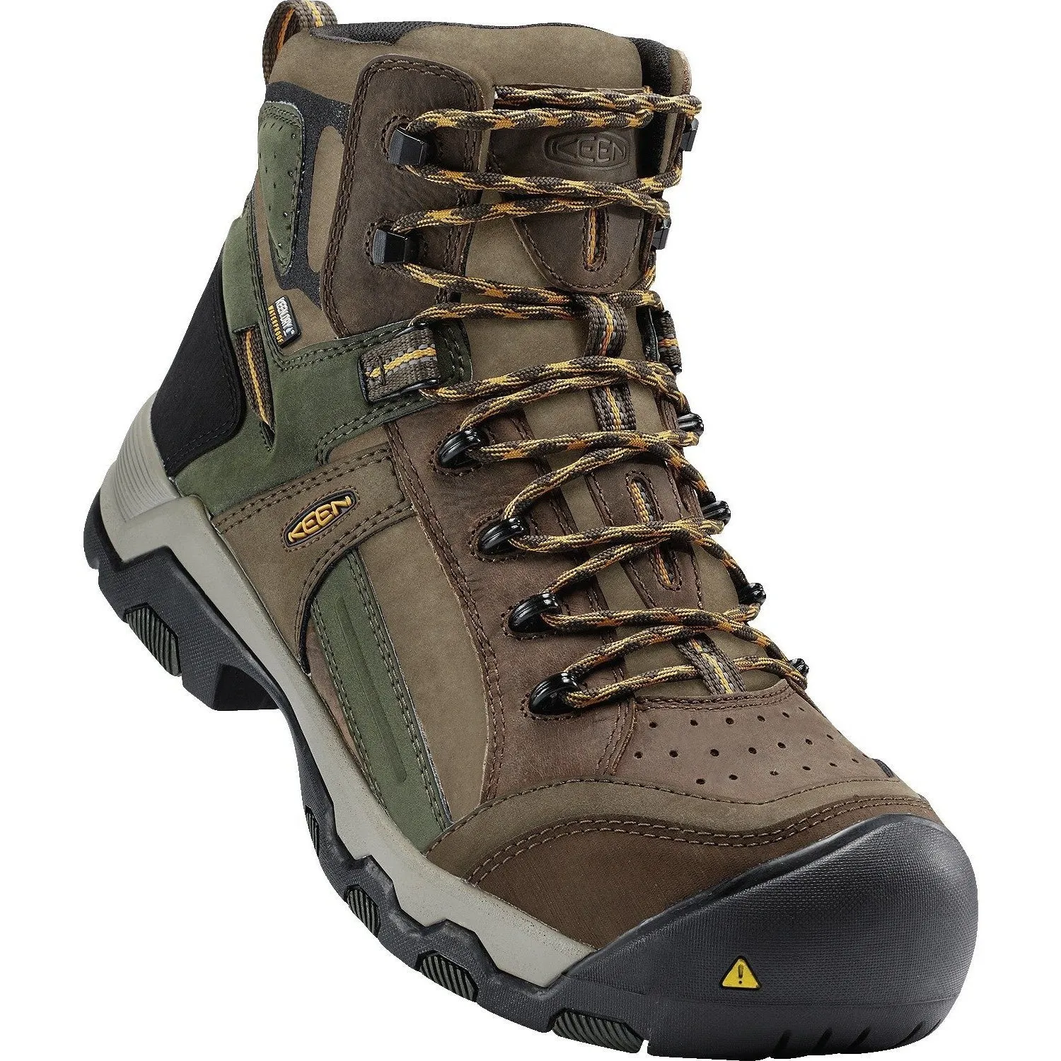 Keen Utility Men's Davenport 6" Mid Comp Toe WP Work Boot - Brown - 1016962