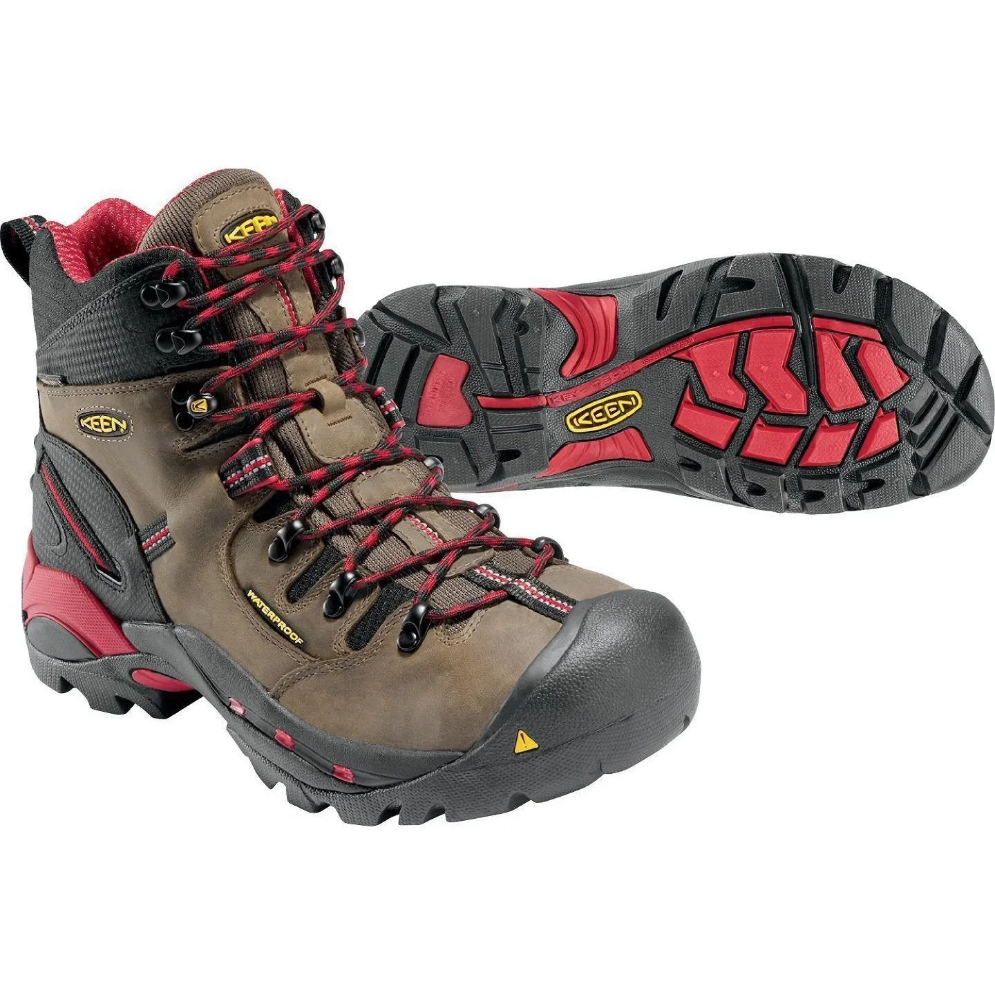 Keen Utility Pittsburgh Steel Toe Hiker Work Boot - Bison - 1007024