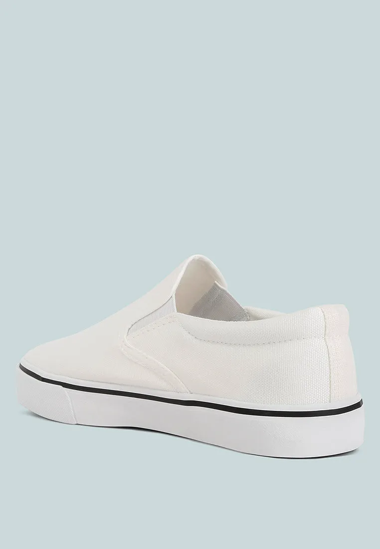 Laszlo Canvas Slip On Sneakers