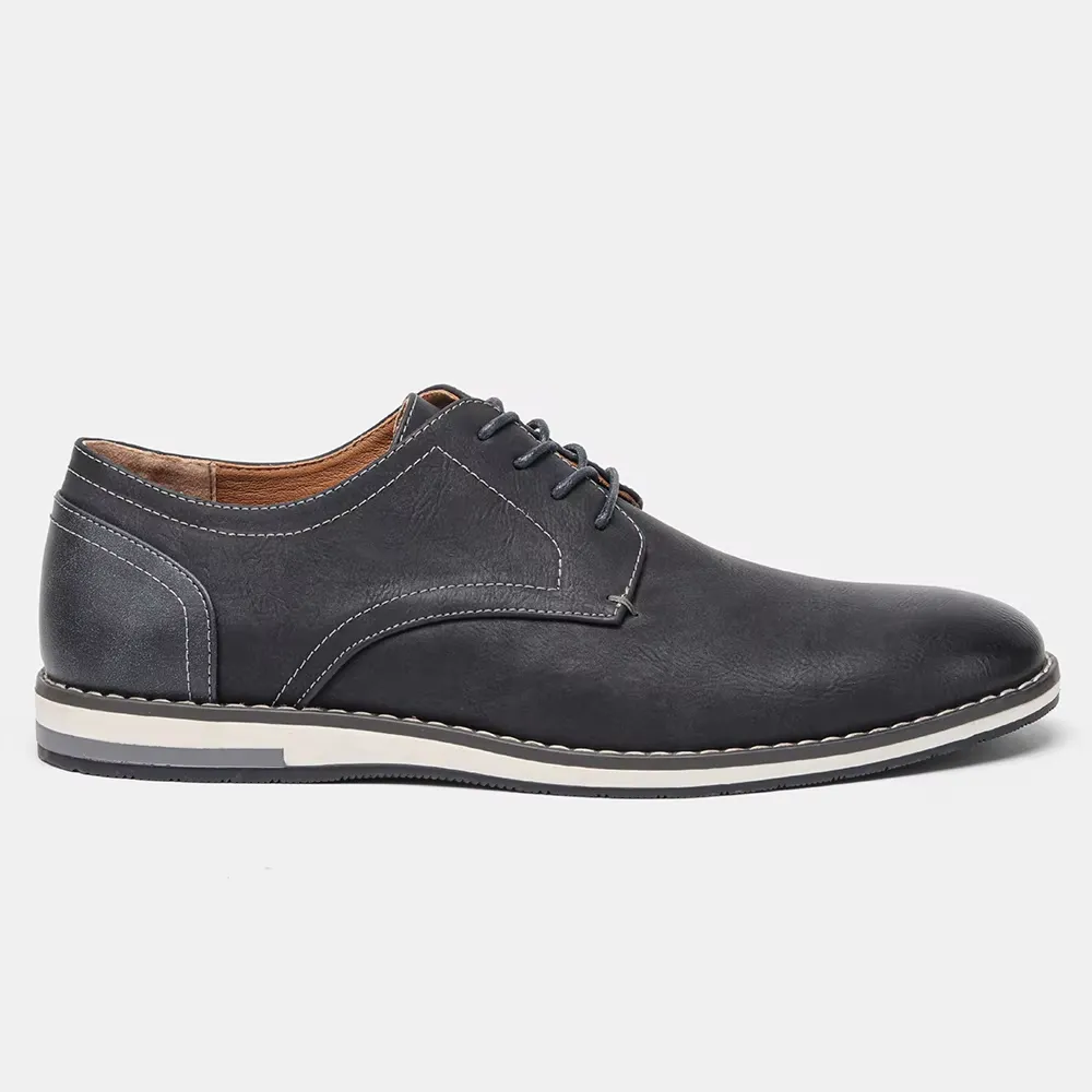 Men's Lightweight Lace-Up Vegan Leather Shoes | Ideal for All Seasons