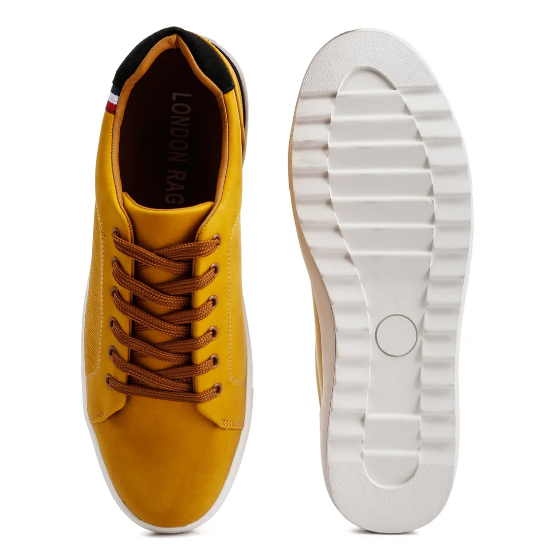 Men's Lug Sole Platform Sneakers