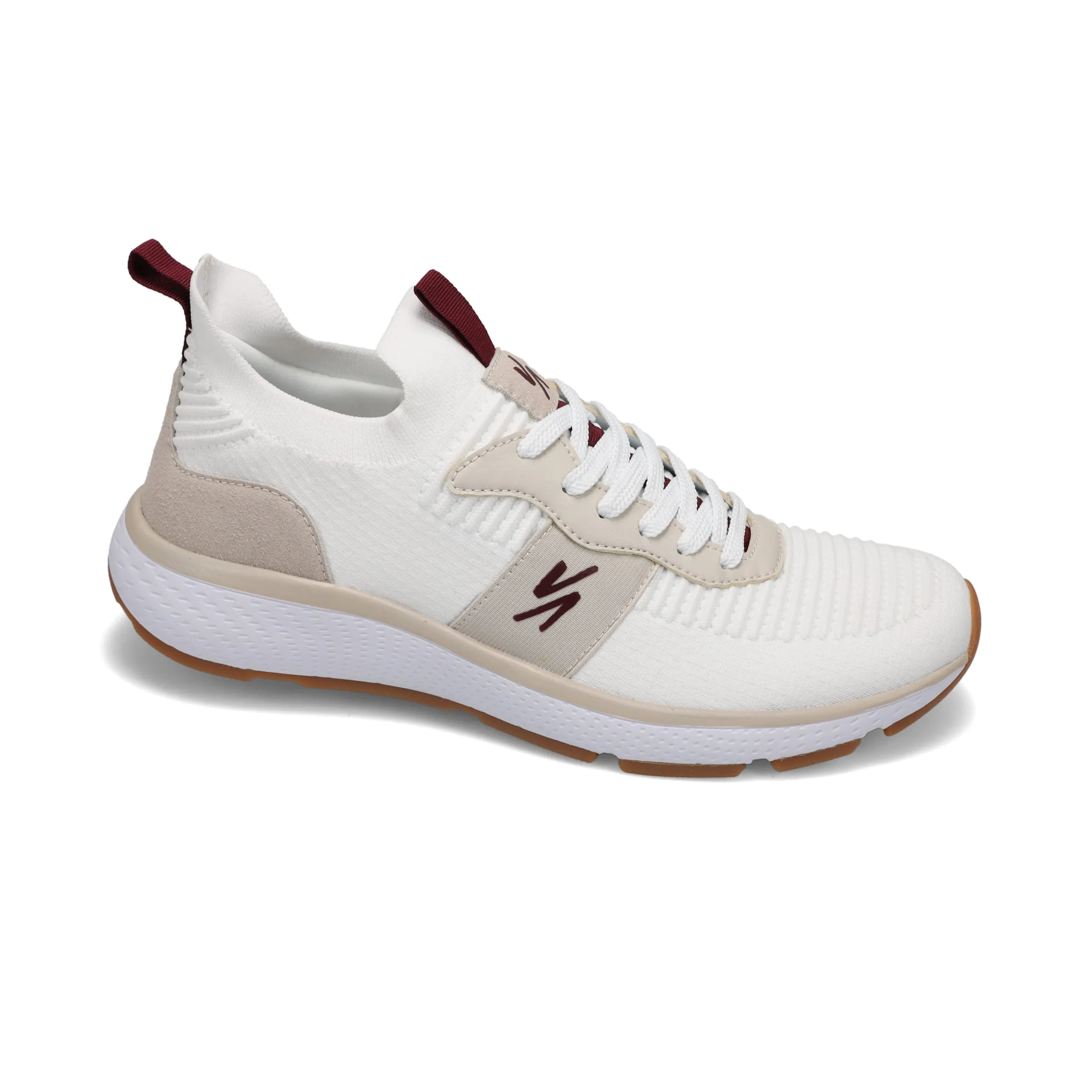 Men's Reign - White/Maroon/Gum