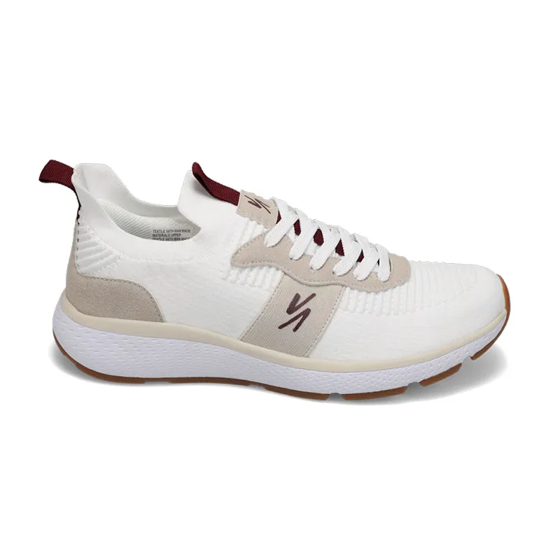 Men's Reign - White/Maroon/Gum