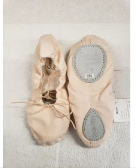 Milla -- Economy Split Sole Canvas Ballet -- Pink