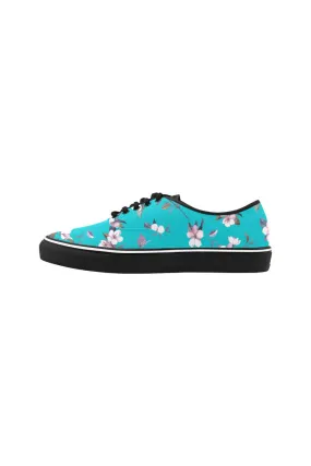 Morning Garden Classic Women's Canvas Low Top Shoes (Model E001-4)