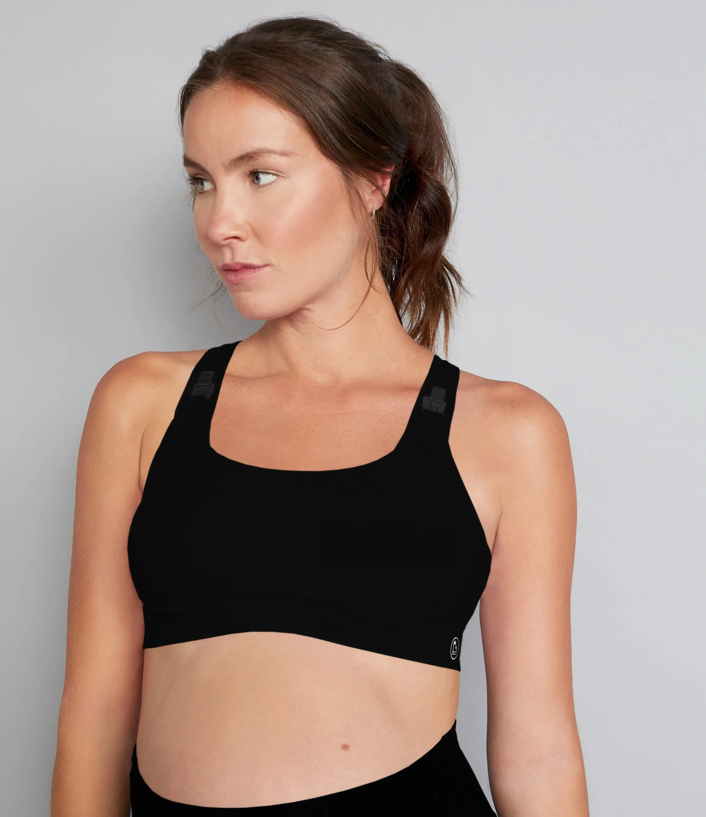 Nursing Sports Bra - Vitality Black (Sizes B-F)