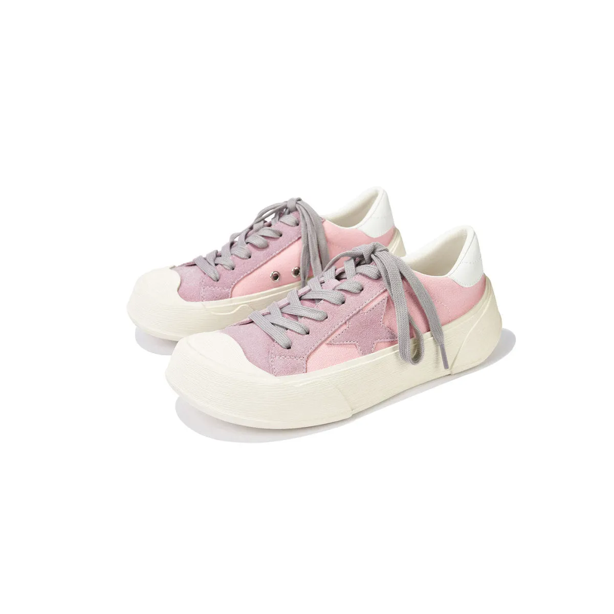 Pastel Star Canvas Sneakers