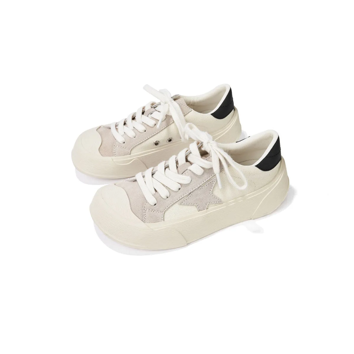 Pastel Star Canvas Sneakers