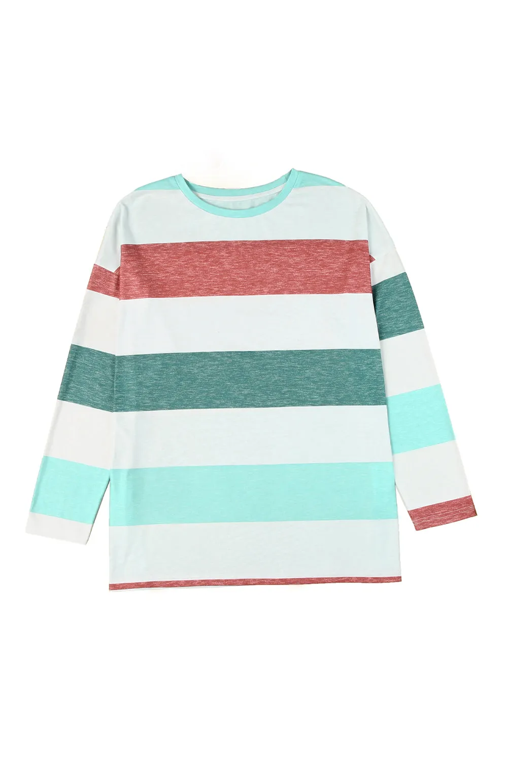 Plus Size Colorblock Pullover Top