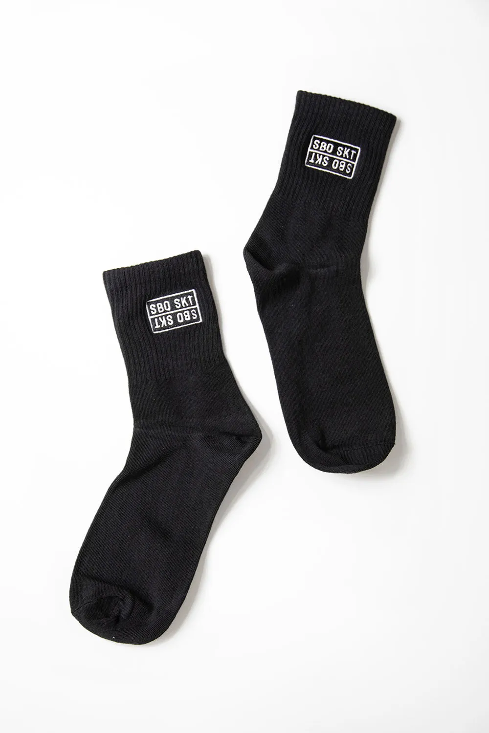 SBO Crew Socks - Black