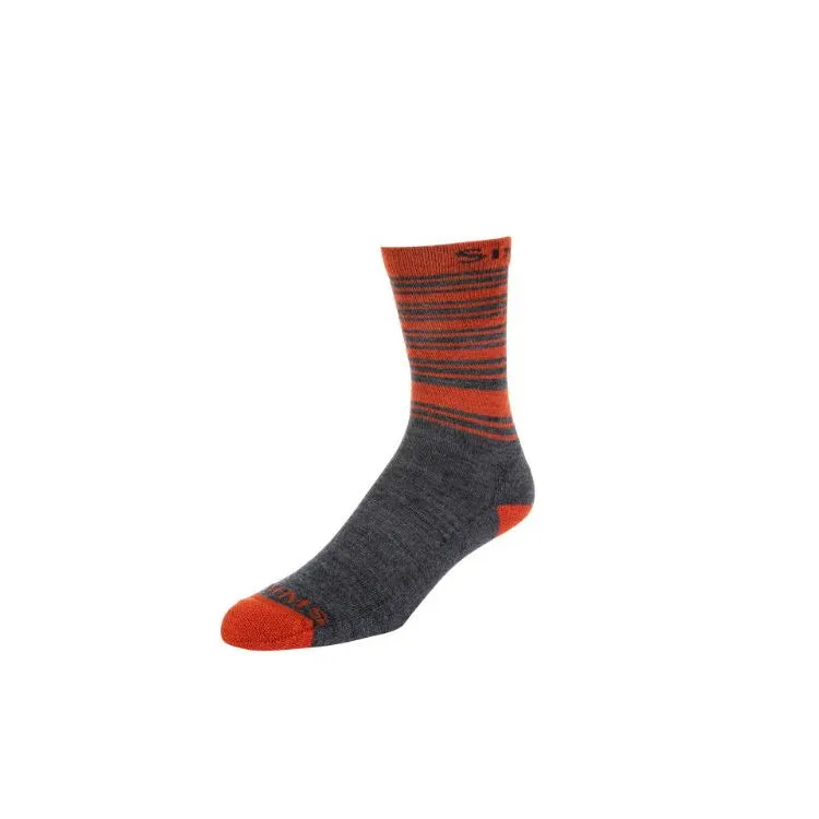 Simms Merino Lightweight Hiker Sock - Carbon