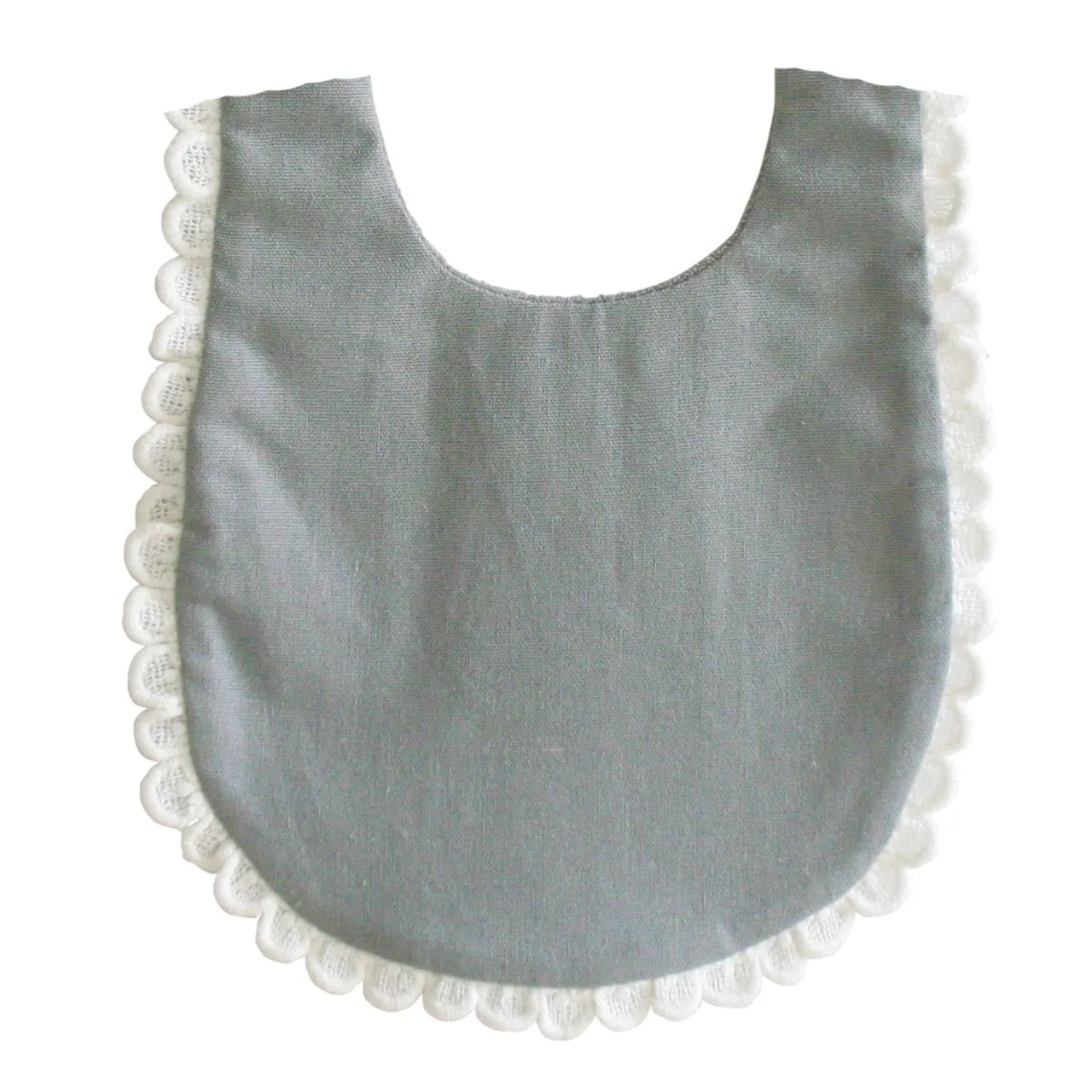 Sophie Bib - Grey Linen - Alimrose