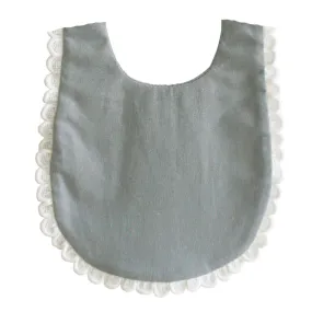 Sophie Bib - Grey Linen - Alimrose