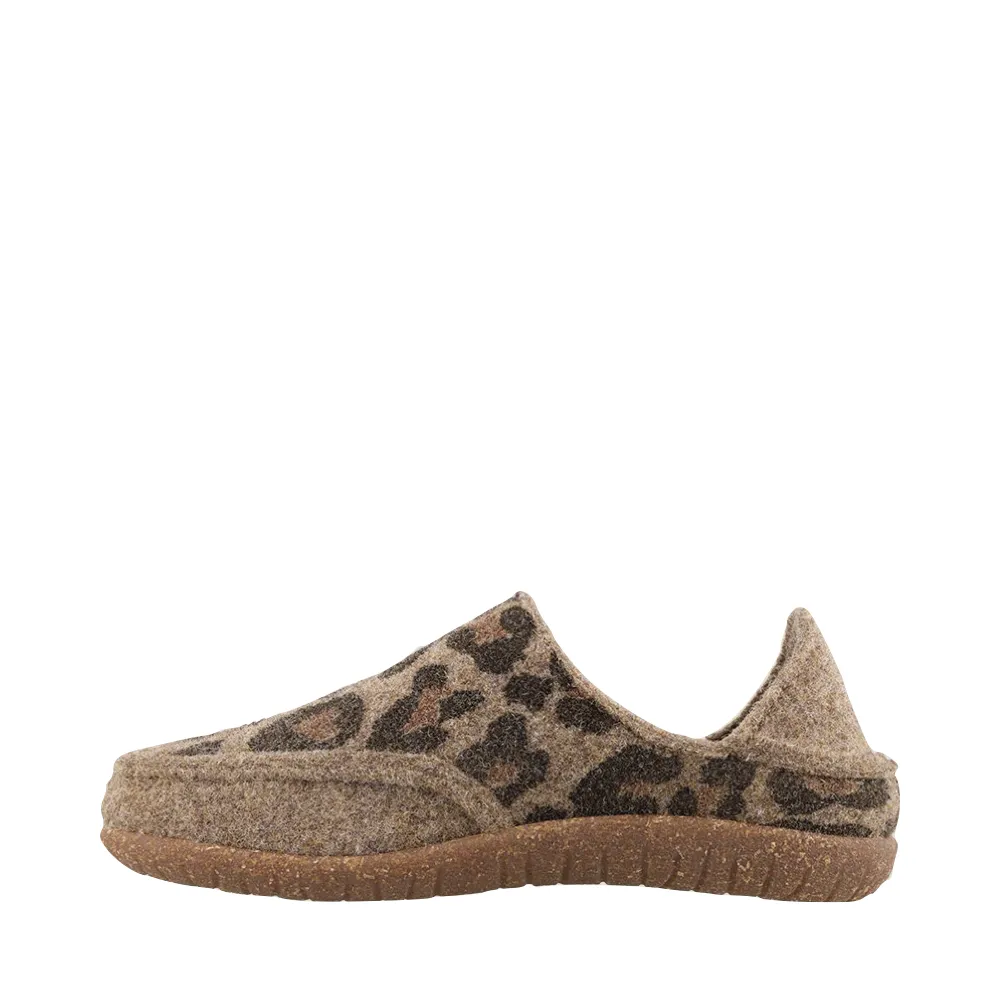 Taos Women's Convertawool Wool Slip On (Tan Leopard)