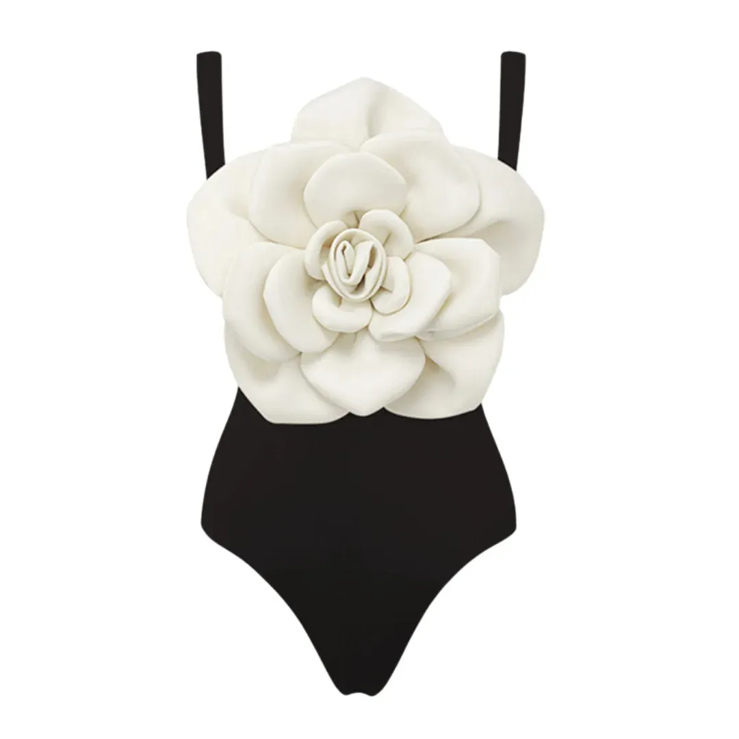 TEEK - 3D Flower Swimsuit Swimwear