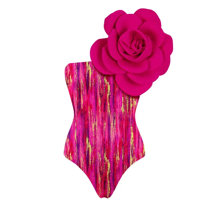 TEEK - 3D Flower Swimsuit Swimwear