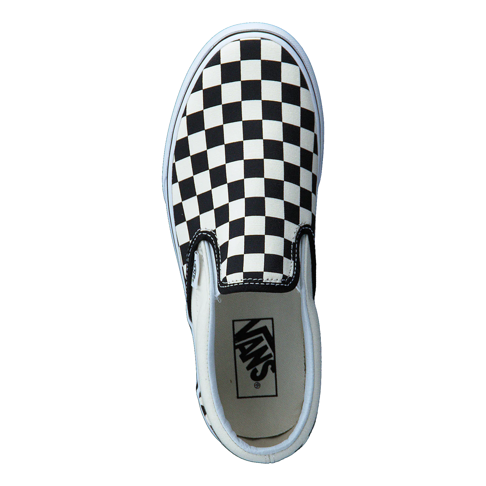 Ua Classic Slip-on Platform Black And White Checker/white