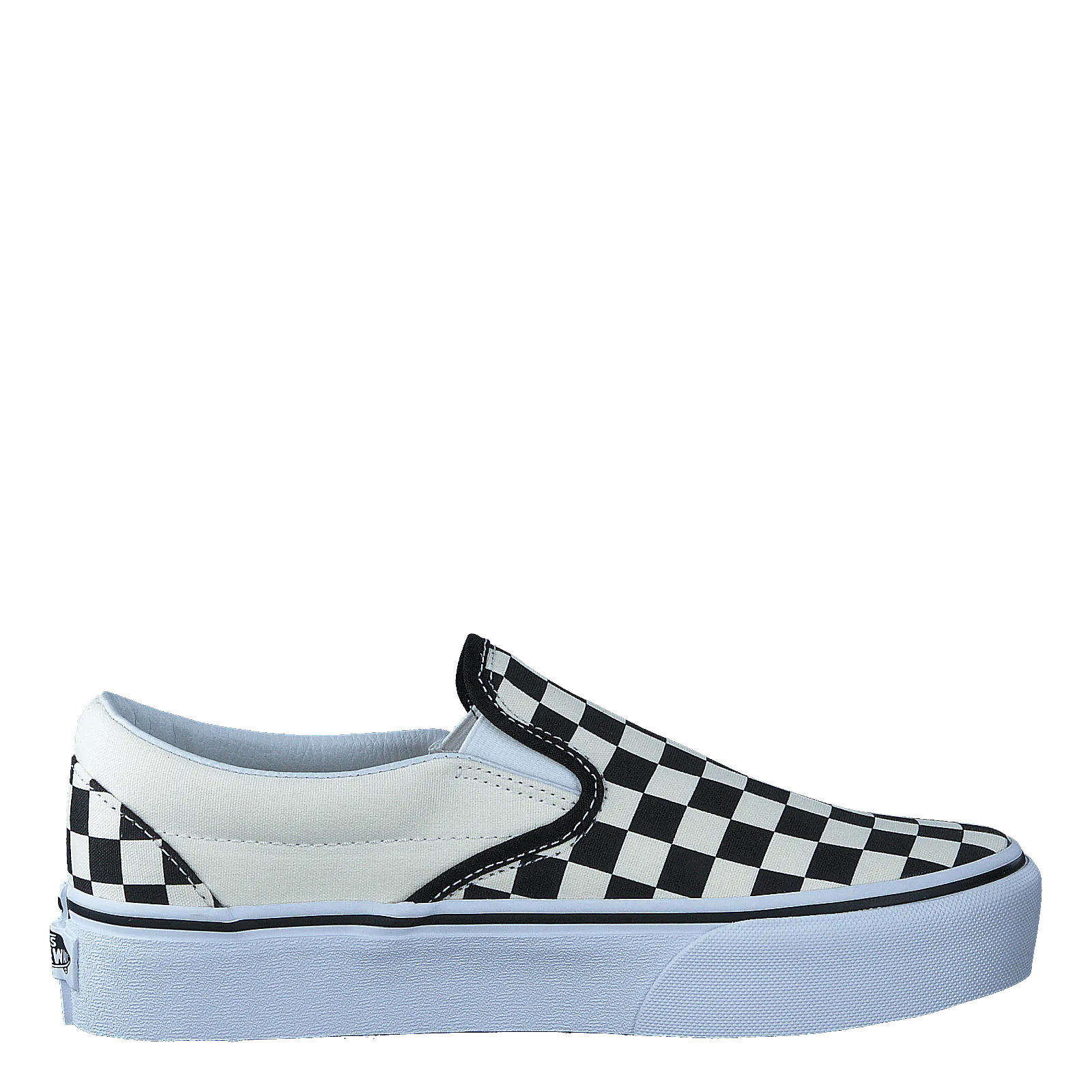 Ua Classic Slip-on Platform Black And White Checker/white