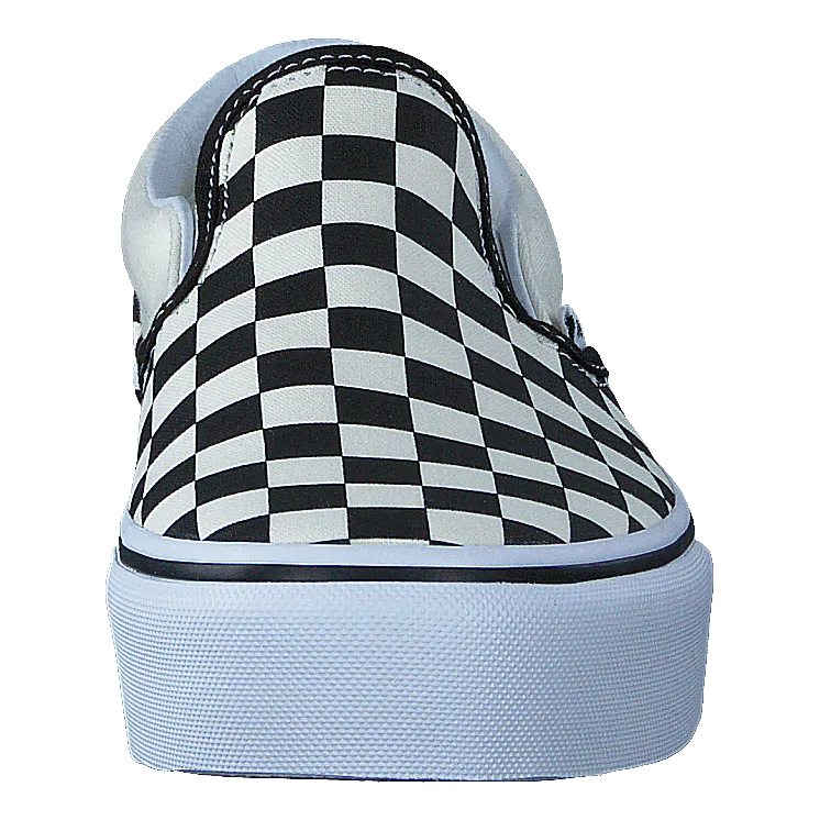 Ua Classic Slip-on Platform Black And White Checker/white