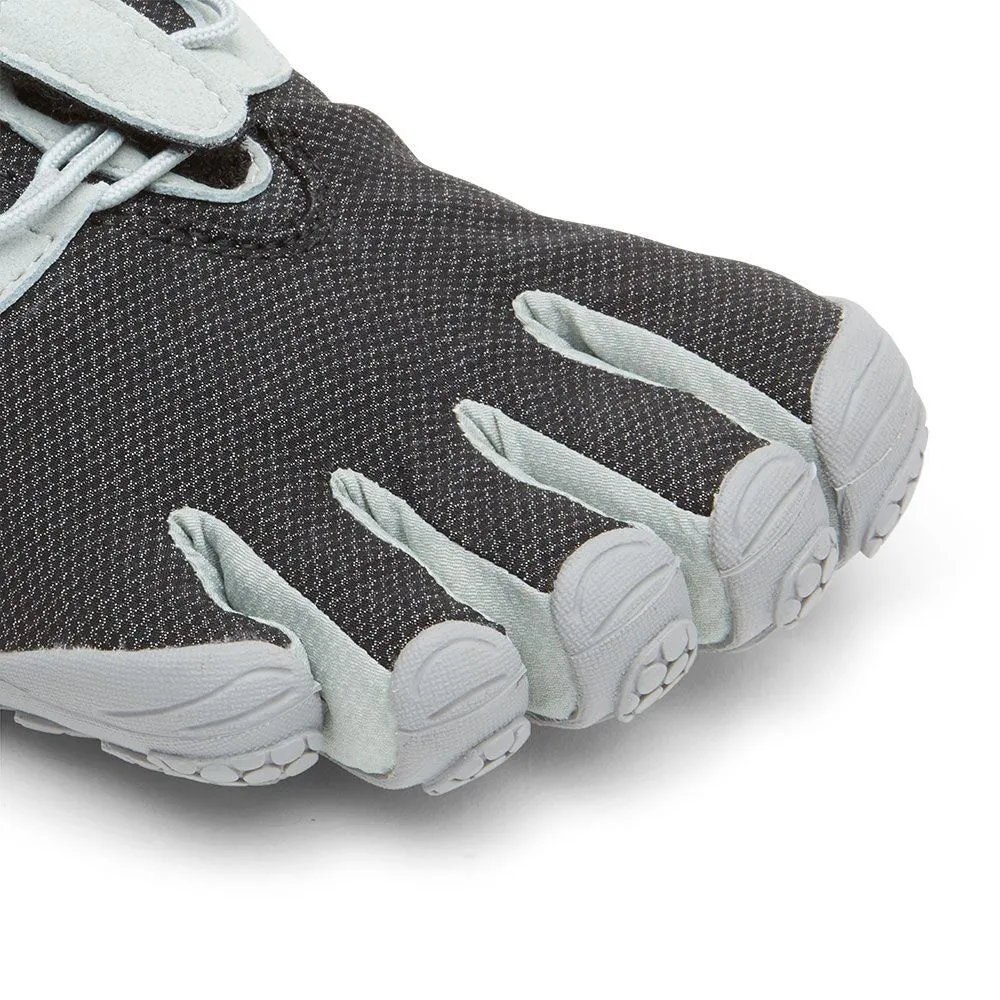 Vibram Womens V-Run Retro Fivefingers Shoes Barefoot Running Trainers Black/Grey