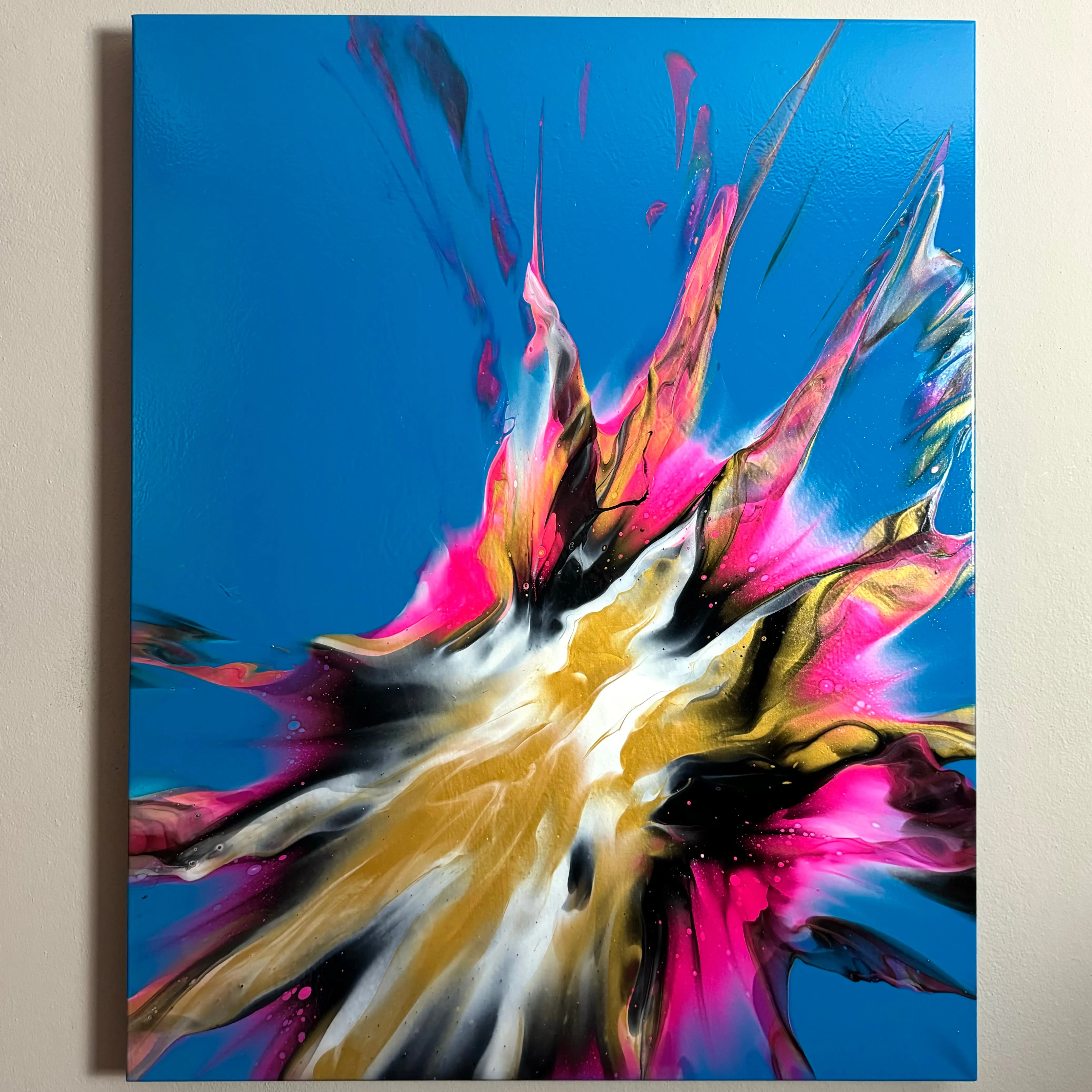 “Vibrant star” 100x80cm